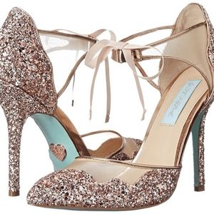 Blue by Betsey Johnson Stela Champagne Pumps